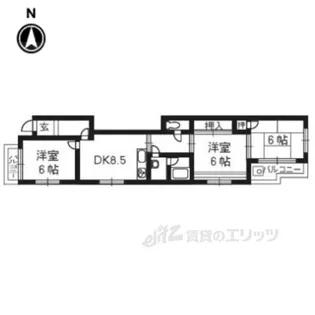 シェモアFG【2階】の間取り
