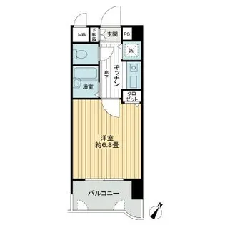 ライオンズマンション小倉駅南第3【8階】の間取り