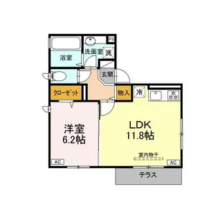 Ume et Olive【1階】の間取り