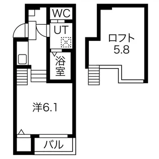 吹上パークタワー31F【1階】の間取り