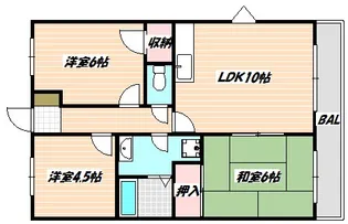 千葉県市川市二俣2【マンション】の間取り