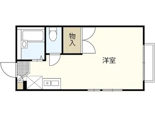 レオパレス中筋【2階】の間取り