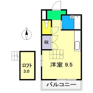 フェンネルハイツ【5階】の間取り