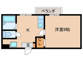 エクセレント中村2号棟【3階】の間取り
