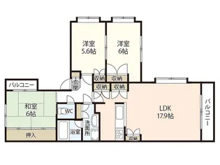 コーポSUN【2階】の間取り