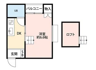 シャルマン田口【2階】の間取り