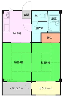 アネックス山内【1階】の間取り