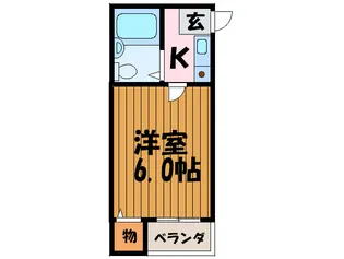富尾マンション【4階】の間取り
