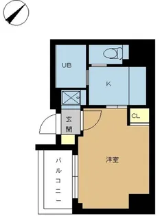 スカイコートヌーベル池袋【10階】の間取り