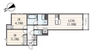 東京都練馬区高野台2【マンション】の間取り