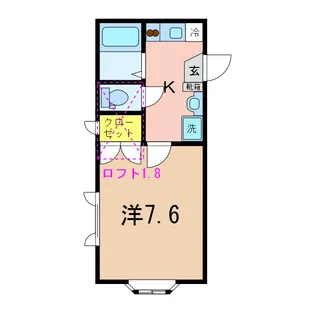 マルベリー【2階】の間取り