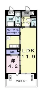 プルメリア【7階】の間取り