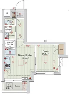 セリュークス田園調布南【3階】の間取り
