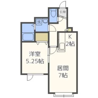 レグジー明日風【2階】の間取り
