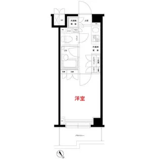 ルーブル目黒不動前【2階】の間取り