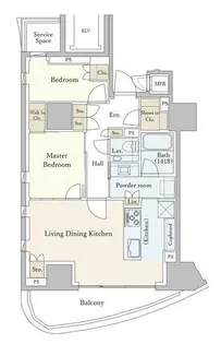 パークコート北青山【3階】の間取り