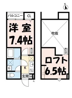 スリジエ 大宮【1階】の間取り
