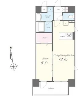 出雲白金【6階】の間取り