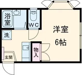 モンシャトー柴崎【1階】の間取り