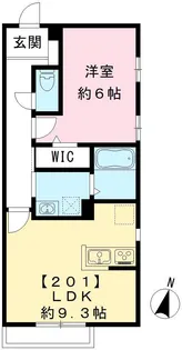 スカイ・フラワー【2階】の間取り