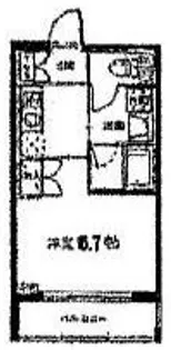 イーストパーク南大井【2階】の間取り