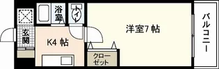 サンスクエア大芝【2階】の間取り