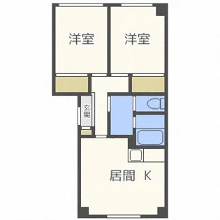 アルファコスモ伏古公園【3階】の間取り