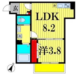 AJ南流山【3階】の間取り