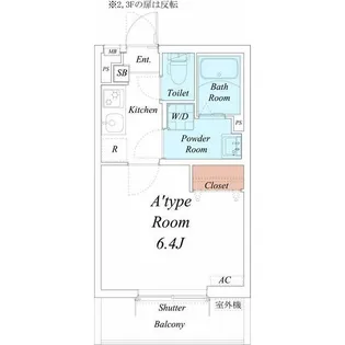 リブリ・千成【2階】の間取り