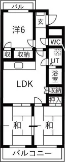 森下マンション【4階】の間取り