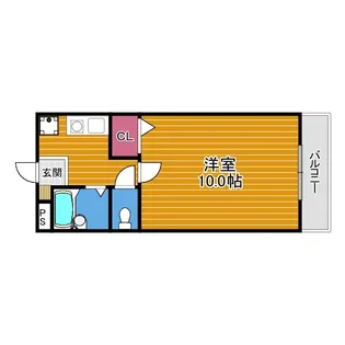 暁21・うえきI号館【2階】の間取り