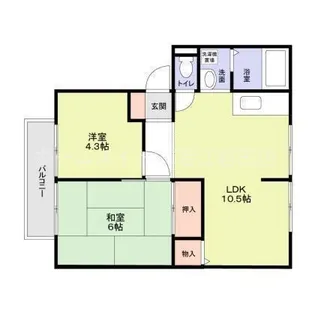 ジョイフルコン・フォートA【1階】の間取り