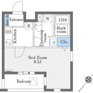 LA DOUCEUR巣鴨EAST【1階】の間取り