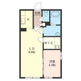 シャーメゾンなでしこA棟【1階】の間取り