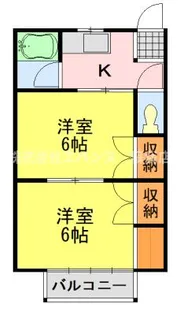 マインツインメル白旗【1階】の間取り