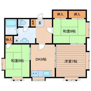 フレグランス将監【2階】の間取り