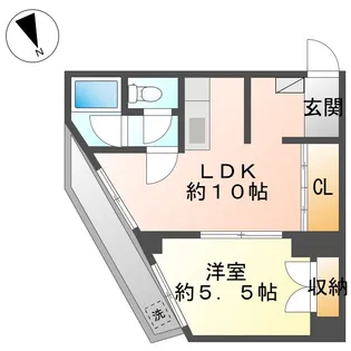 第二丸八ビル【3階】の間取り