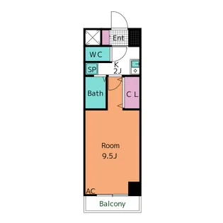 PROUDIA岡崎【2階】の間取り