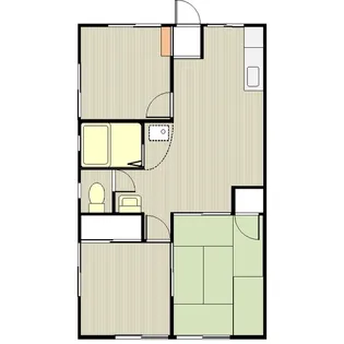 ハイツヒルトップ【1階】の間取り
