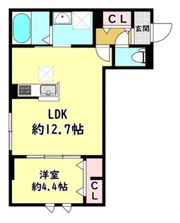 グランヴィラ大池【1階】の間取り