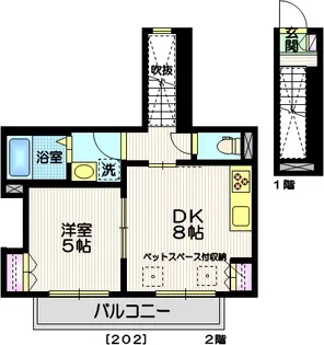 ペルファミリア【2階】の間取り