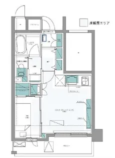 フリーディオ神楽坂【10階】の間取り