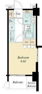ブランシエスタ浦安【4階】の間取り