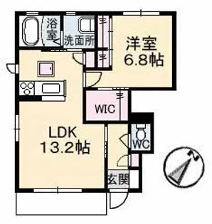 アクアヴィーヴォ B棟【1階】の間取り