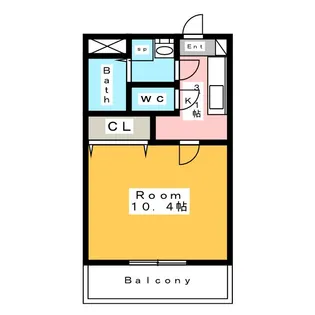 M1 CRUISE桜町【2階】の間取り