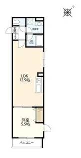 ウェルスクエアイズム千駄ヶ谷【4階】の間取り