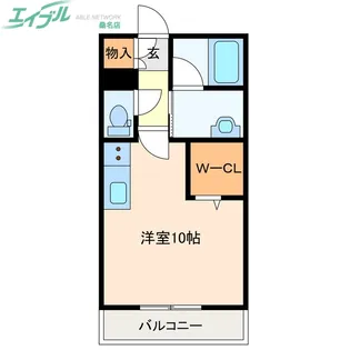 グランジュッテ桑名駅前【3階】の間取り