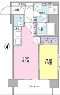 クローバー神田紺屋町【6階】の間取り