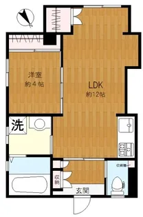 根津マンション【1階】の間取り