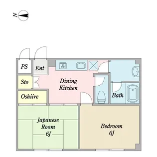 ゴールドファースト【2階】の間取り
